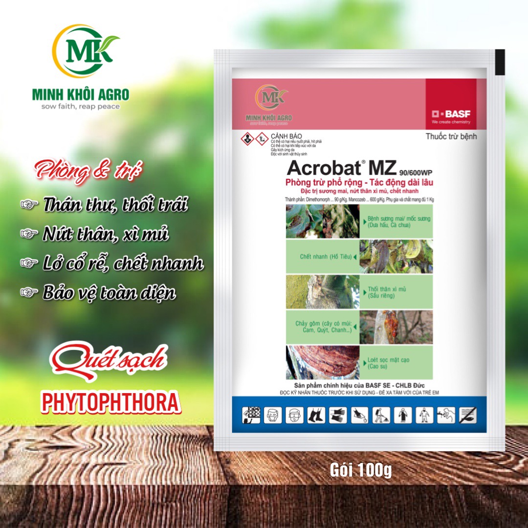 Thuốc trừ bệnh Acrobat MZ - Gói 100g